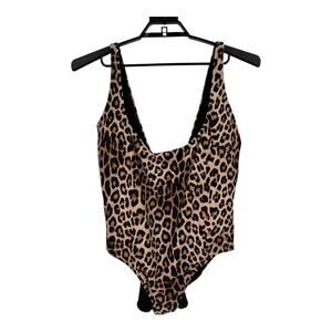 Good American bathing suit always fit modern fit animal print size 7 (4XL)
